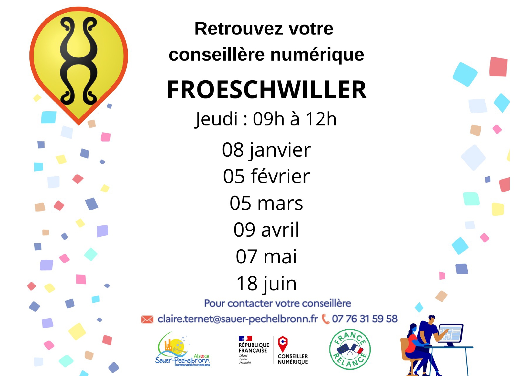 PERMANENCES CONSEILLERE NUMERIQUE 1ER SEMESTRE 2026 page 0001