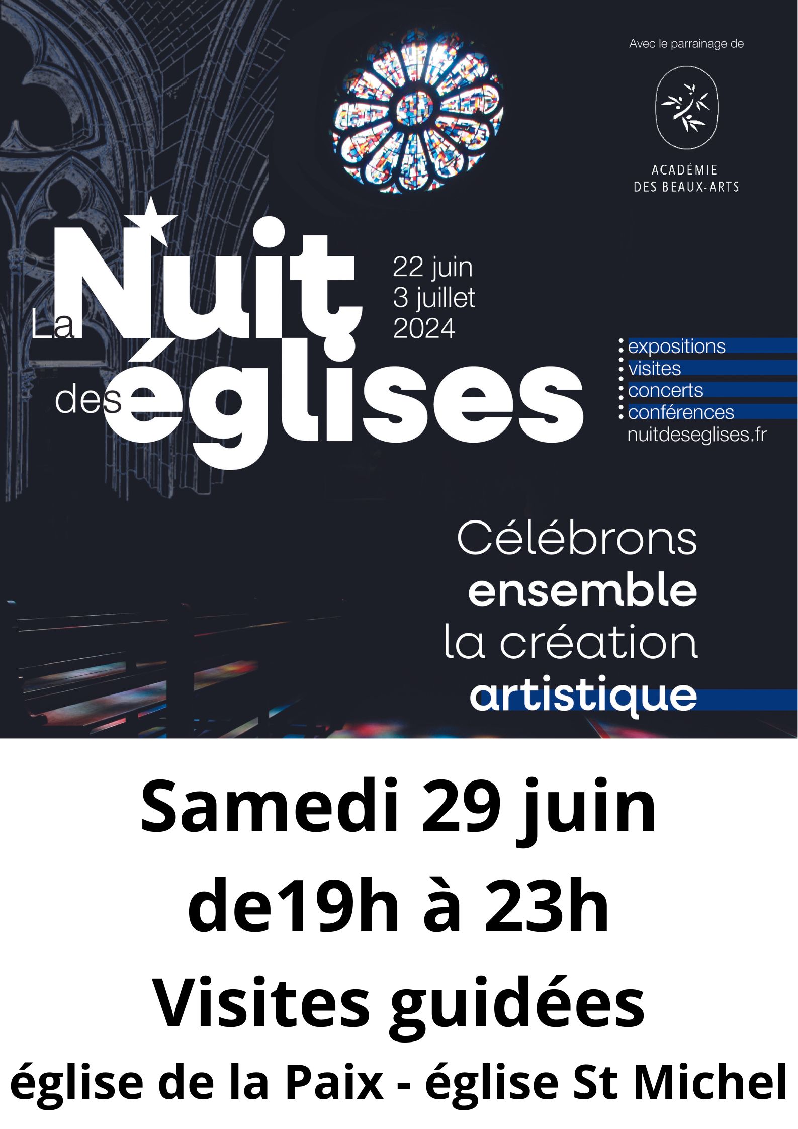 Affiche A3 nuit des églises