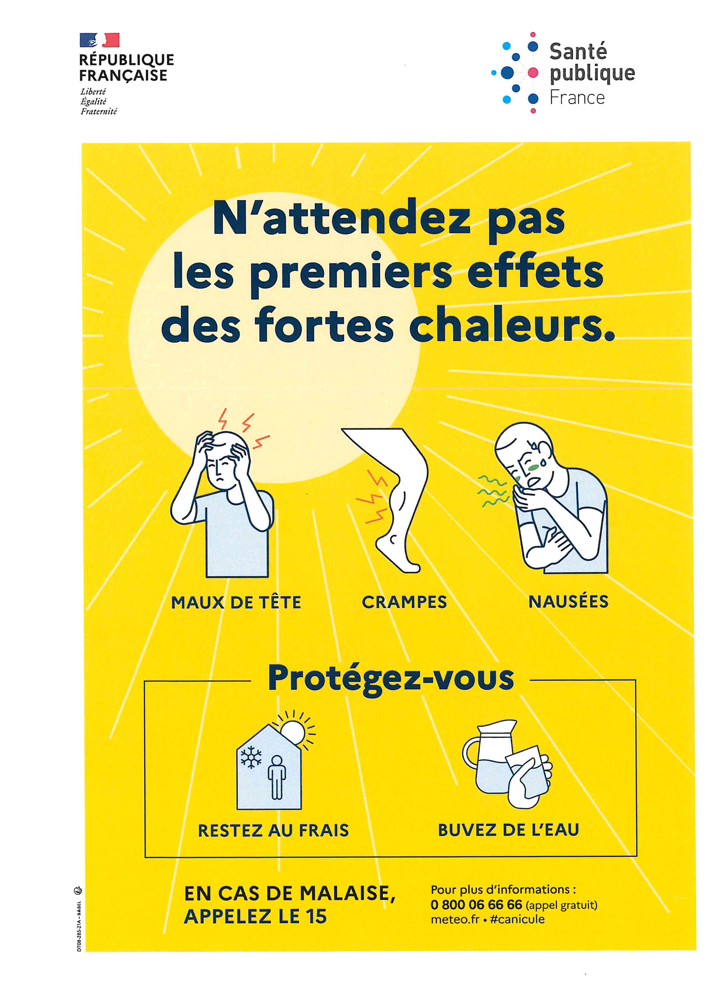 FORTES CHALEURS EFFETS DE LA CHALEUR